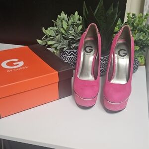G by Guess Fuchsia Heels